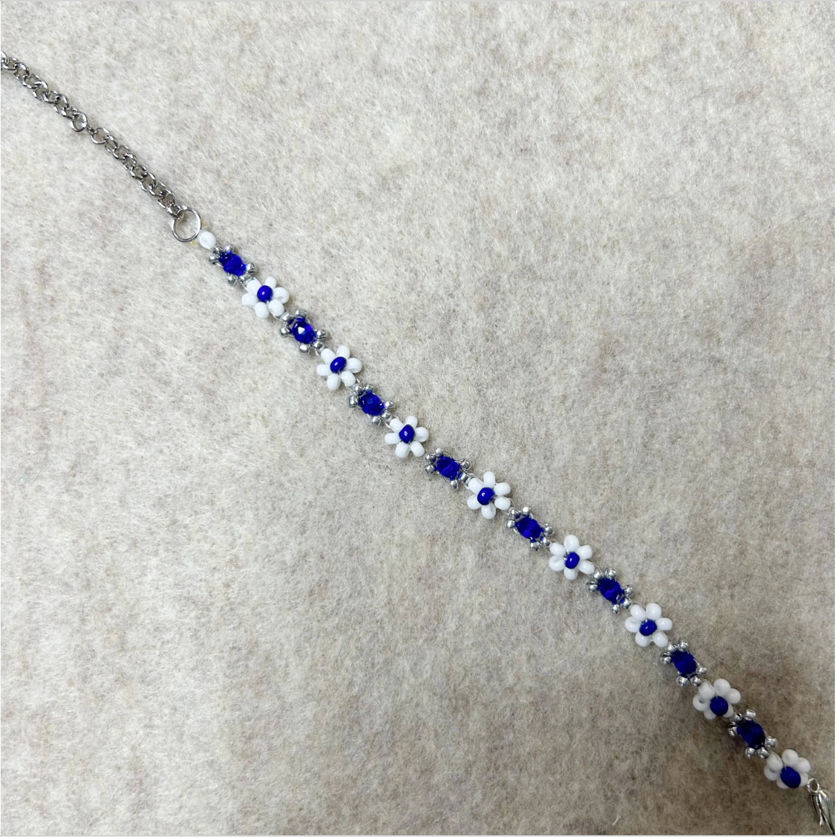 Blue Star Flower Bracelet