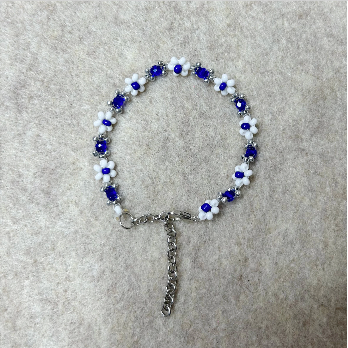 Blue Star Flower Bracelet