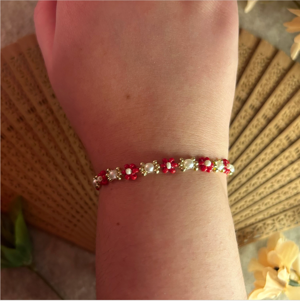 Ayako Flower Bracelet