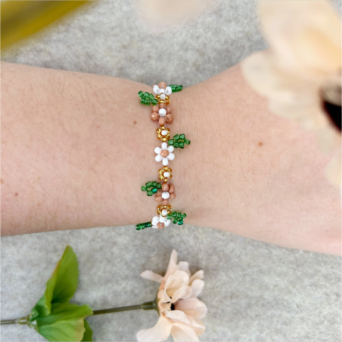 November Flower Bracelet