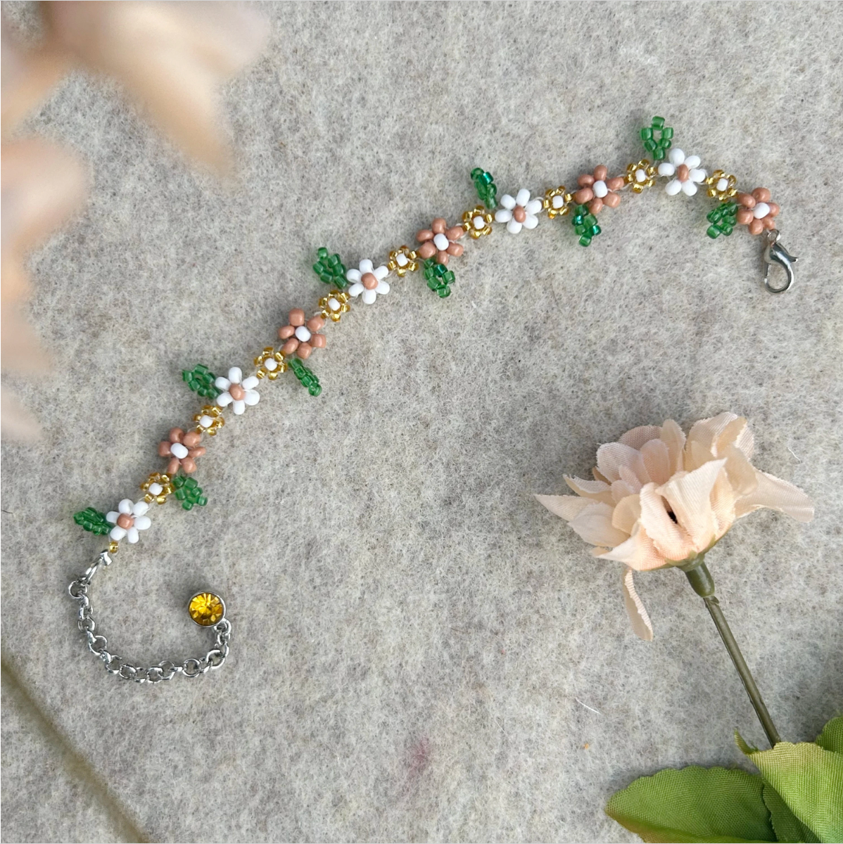 November Flower Bracelet