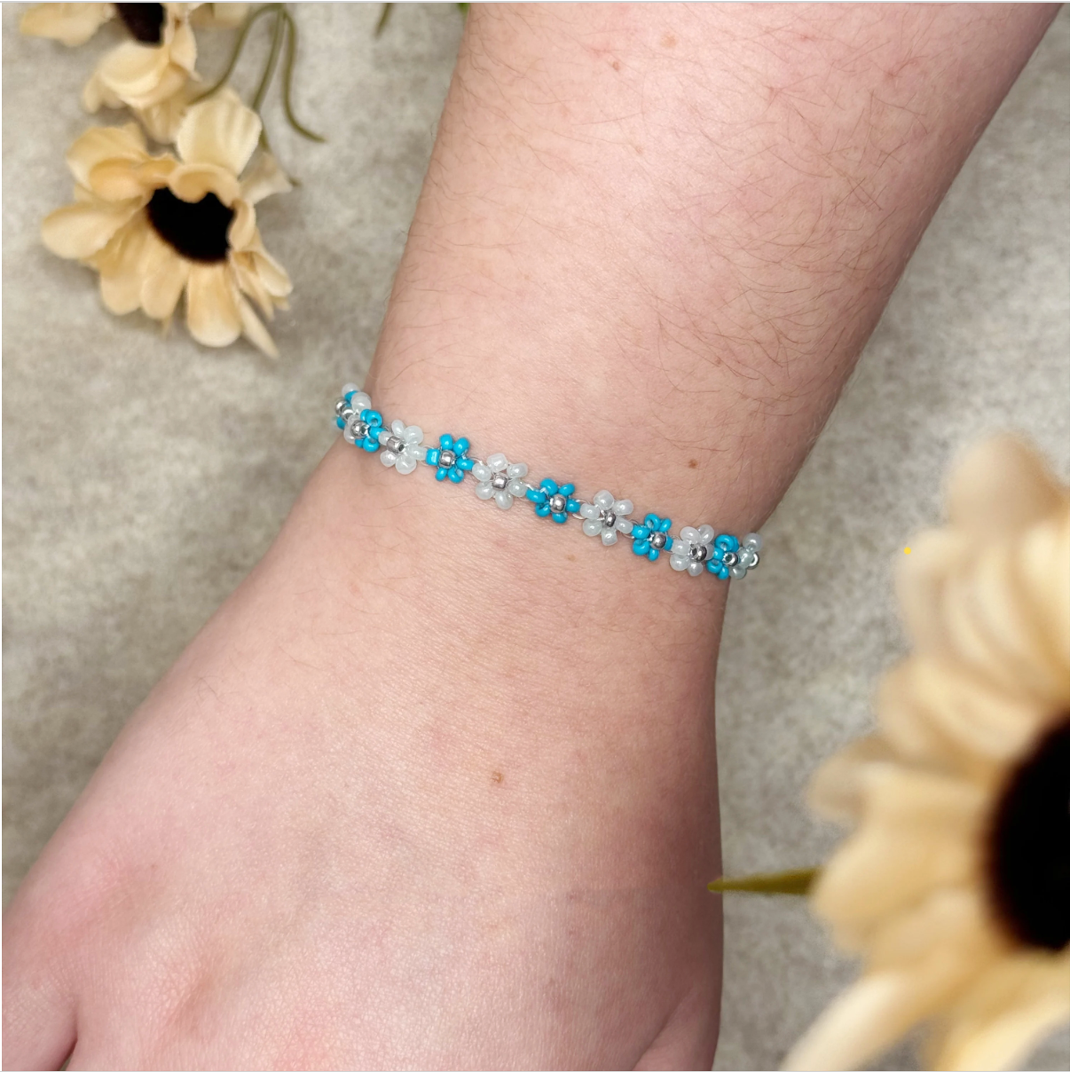 December Flower Bracelet