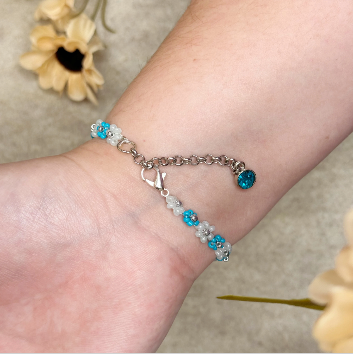 December Flower Bracelet