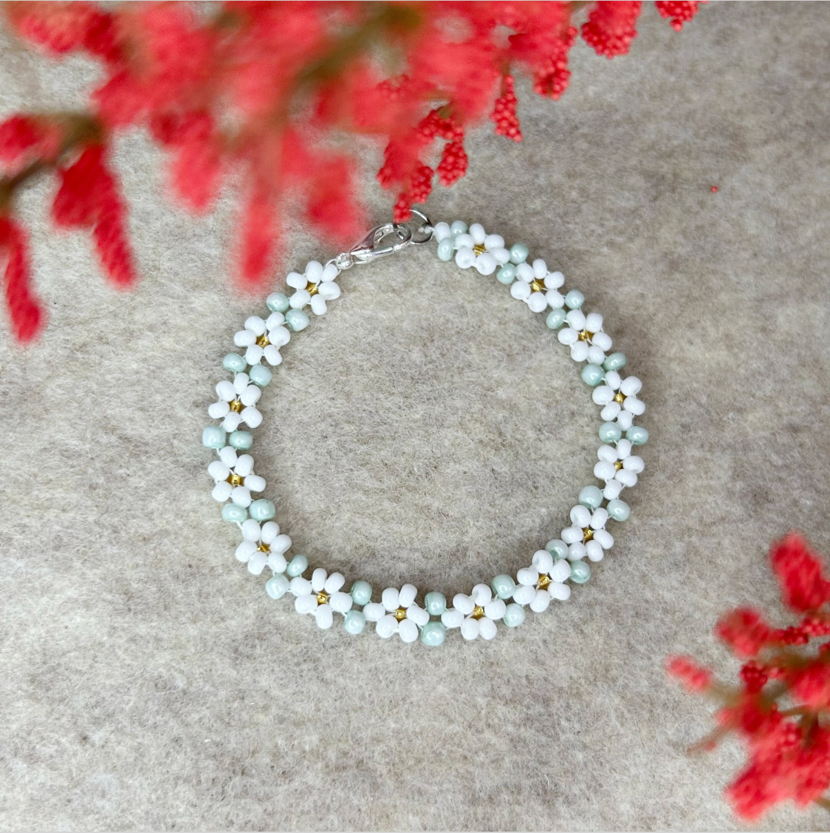 Plain Jane Flower Bracelet