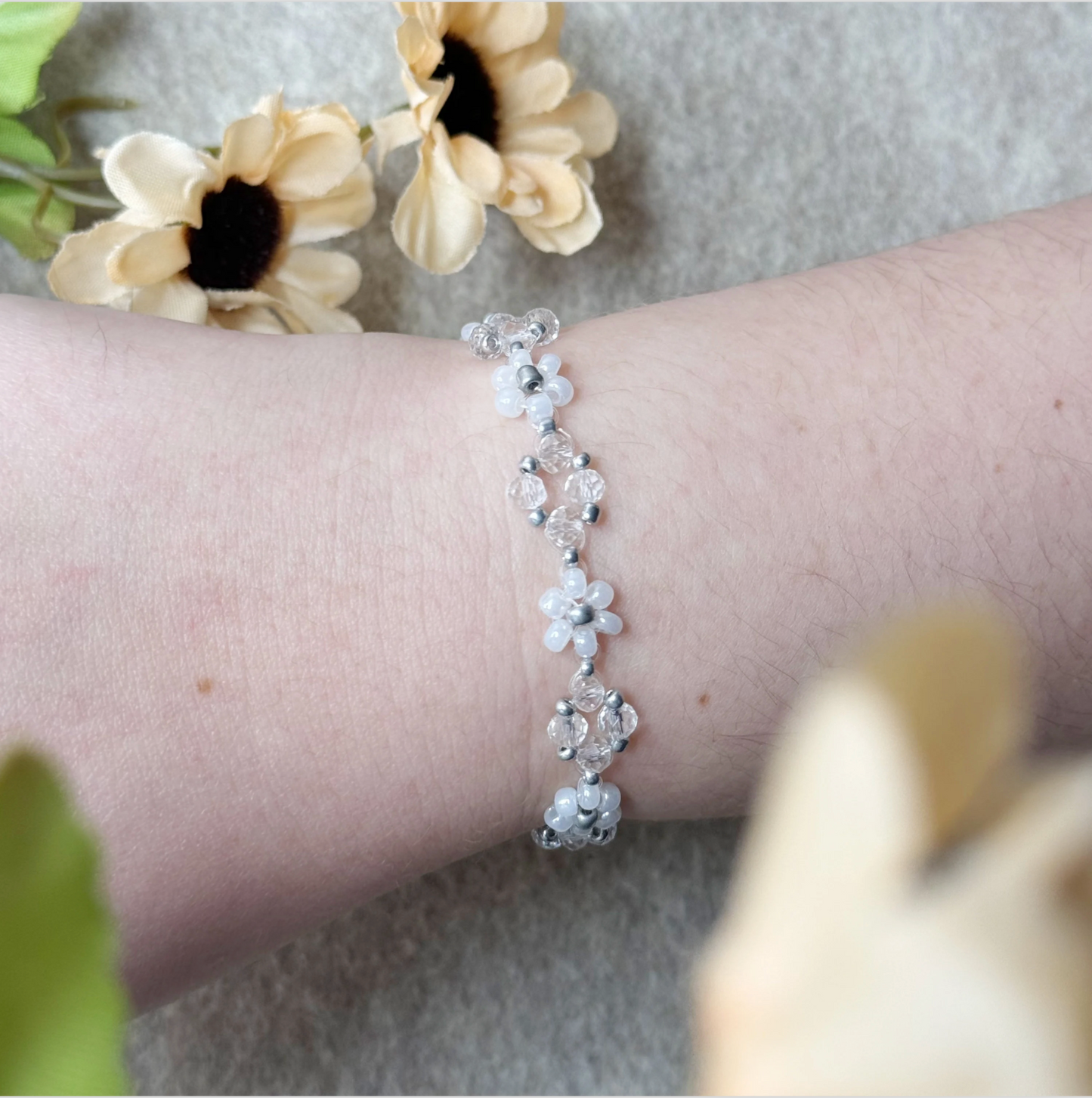 April Flower Bracelet