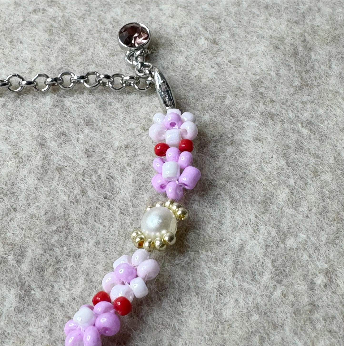 February Flower Bracelet