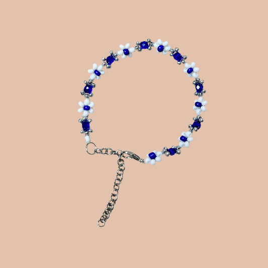 Blue Star Flower Bracelet