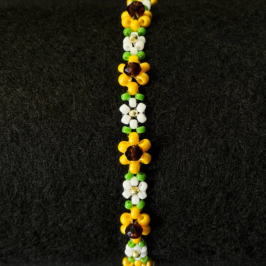 Helianthus Flower Bracelet