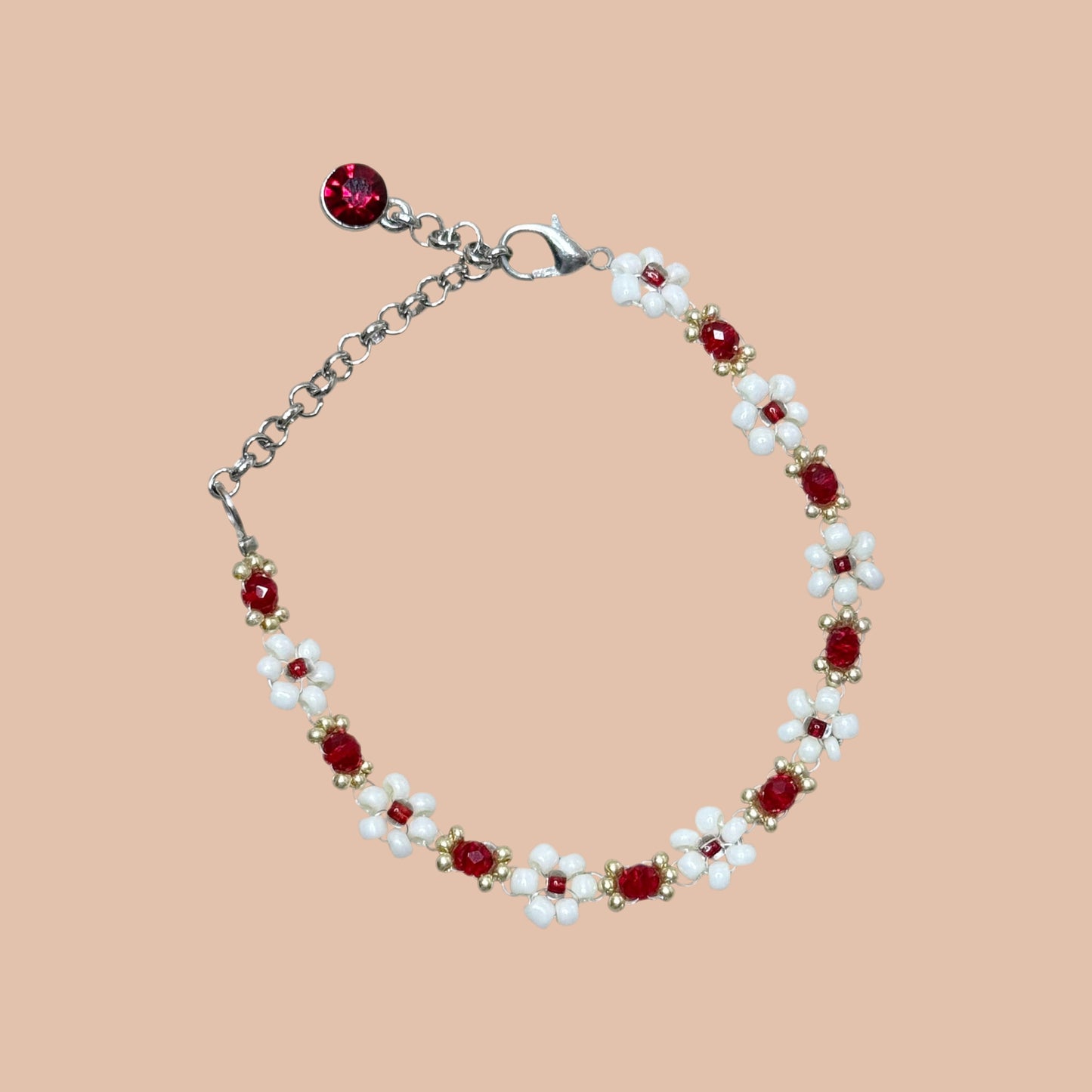 January Flower Bracelet